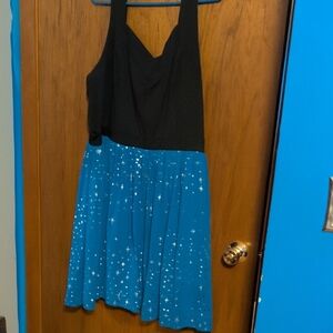 Disney Princesses Starlit Black and Blue Skater Dress